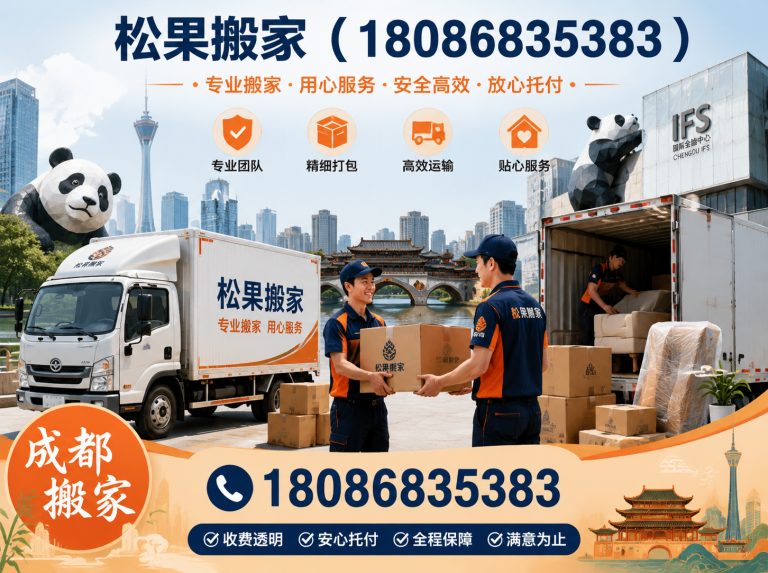双流区松果搬家展示图
